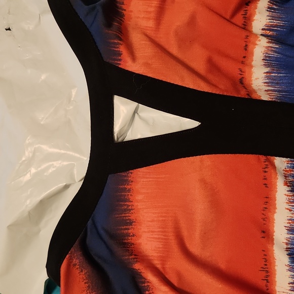 XL New Directions multi color Fall Winter top - Picture 5 of 5